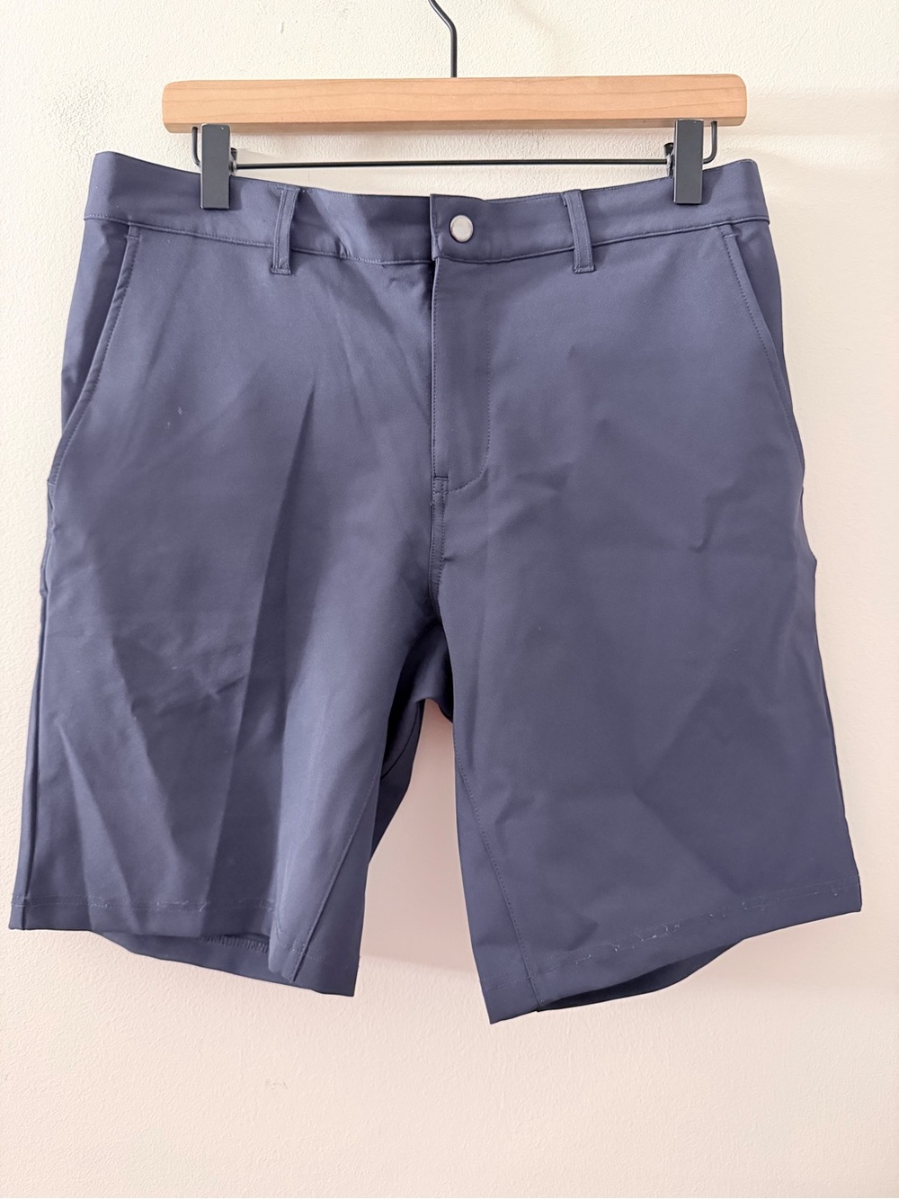 State and Liberty Golf Shorts Mens 31 Navy Blue Athletic Fit Performance Stretch